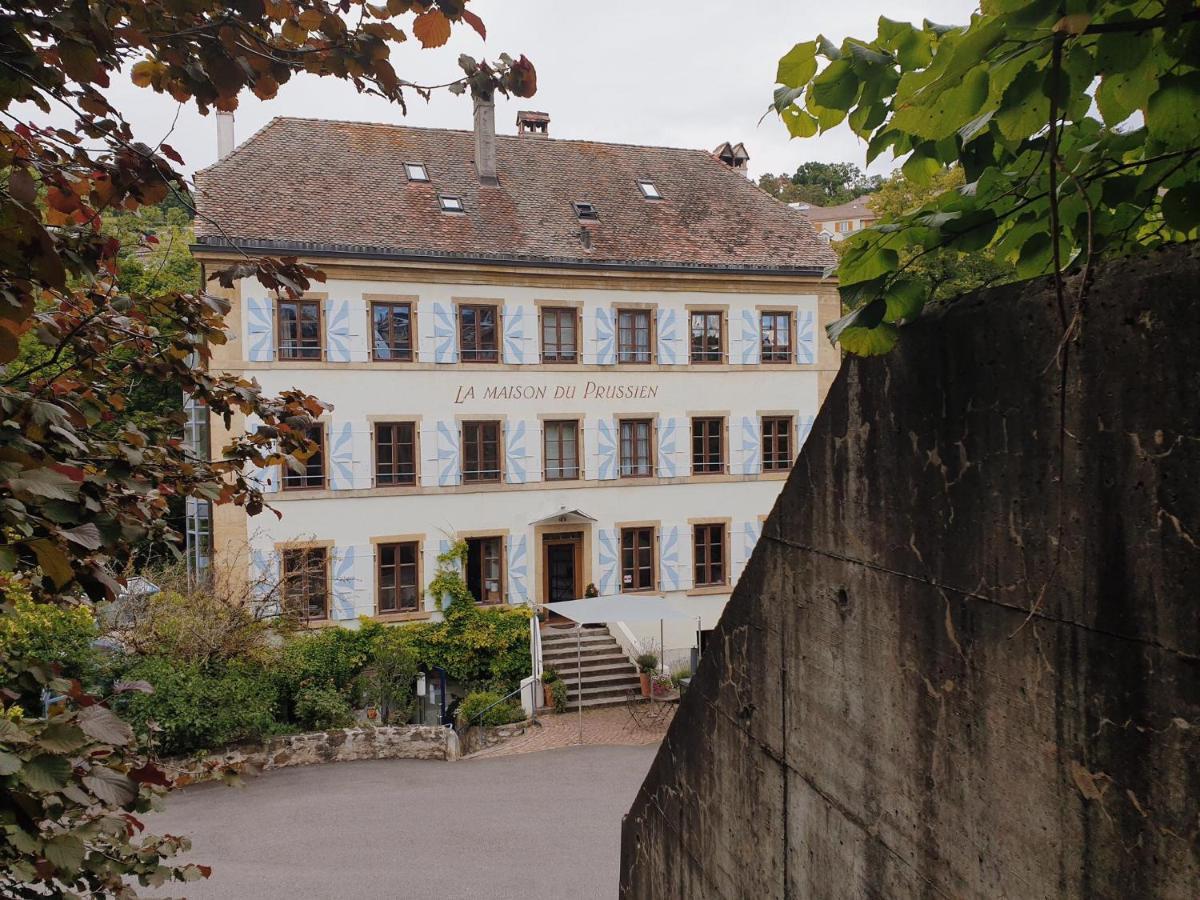 Hôtel La Maison du Prussien Neuchâtel Exterior foto